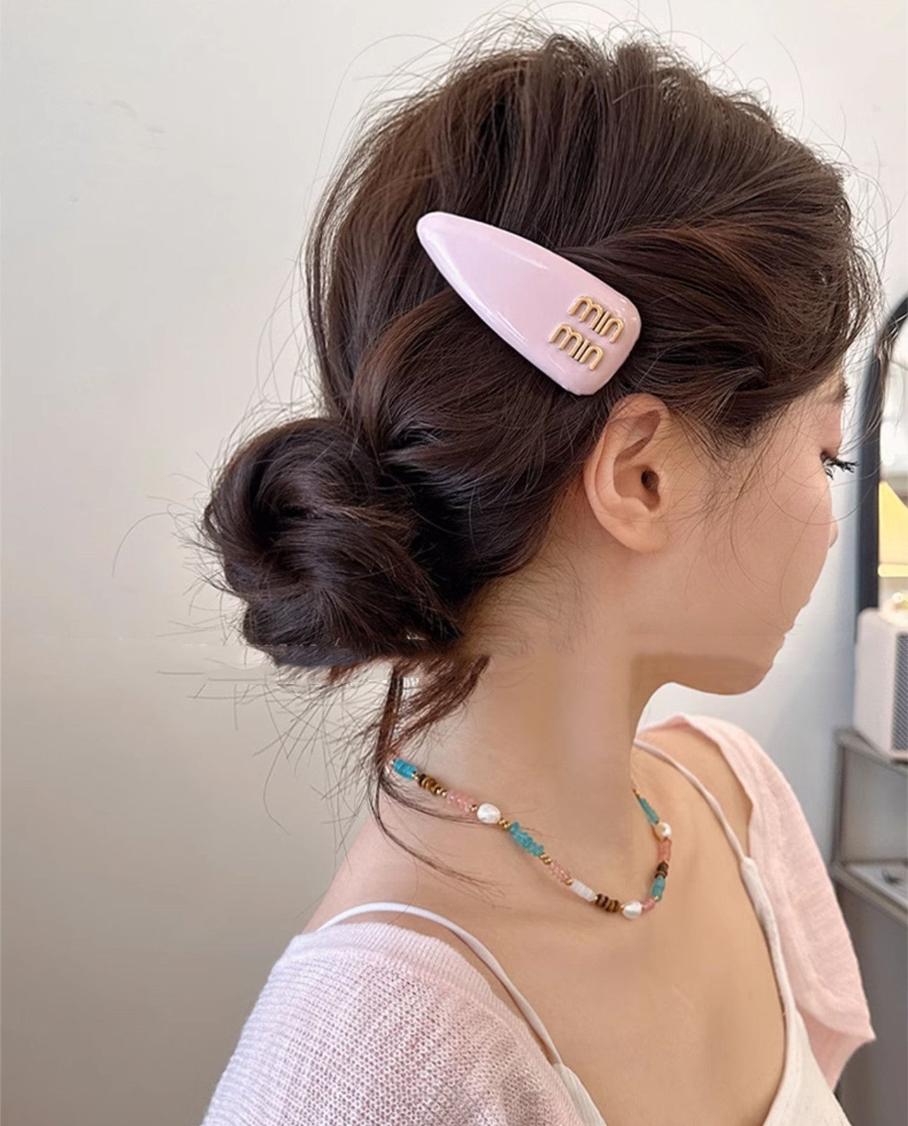 【雑貨】5色展開スウィートヘアピン W11989