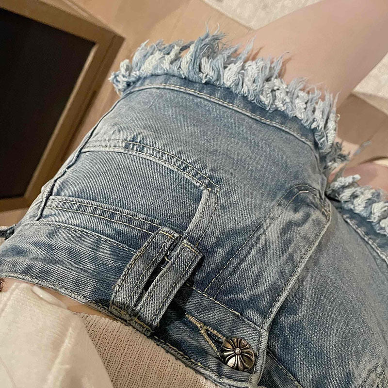 【Bottoms】タッセルショートパンツ W12436