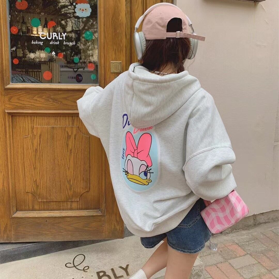 【tops】バックプリントビッグフーディー N2426