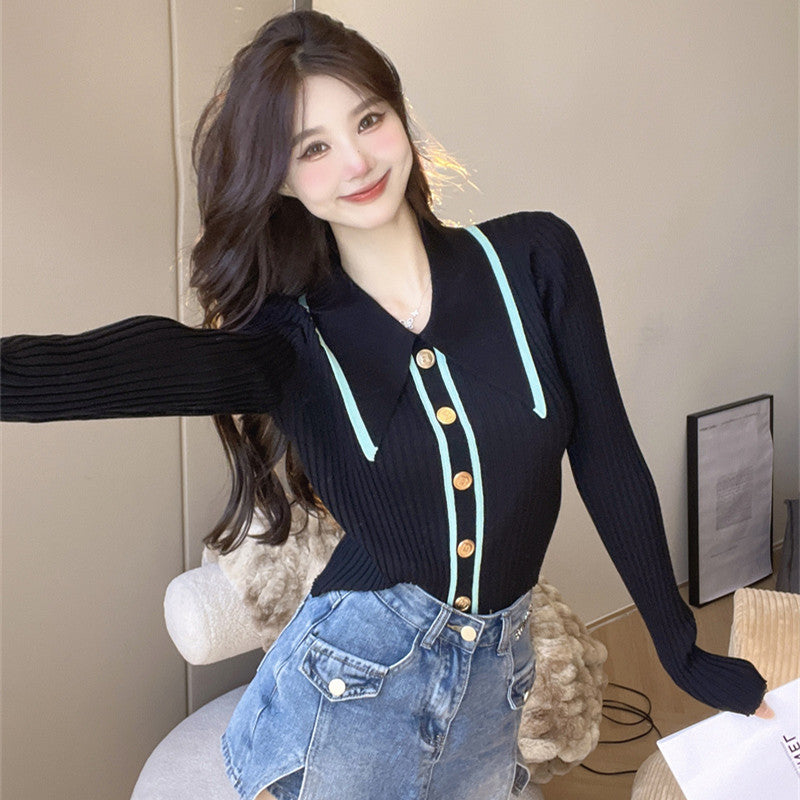 【Tops】シンプルニット W13600