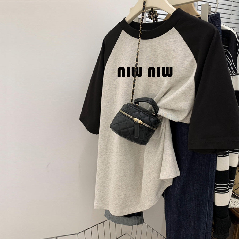 【Tops】ラグランスリーブTシャツ W12667