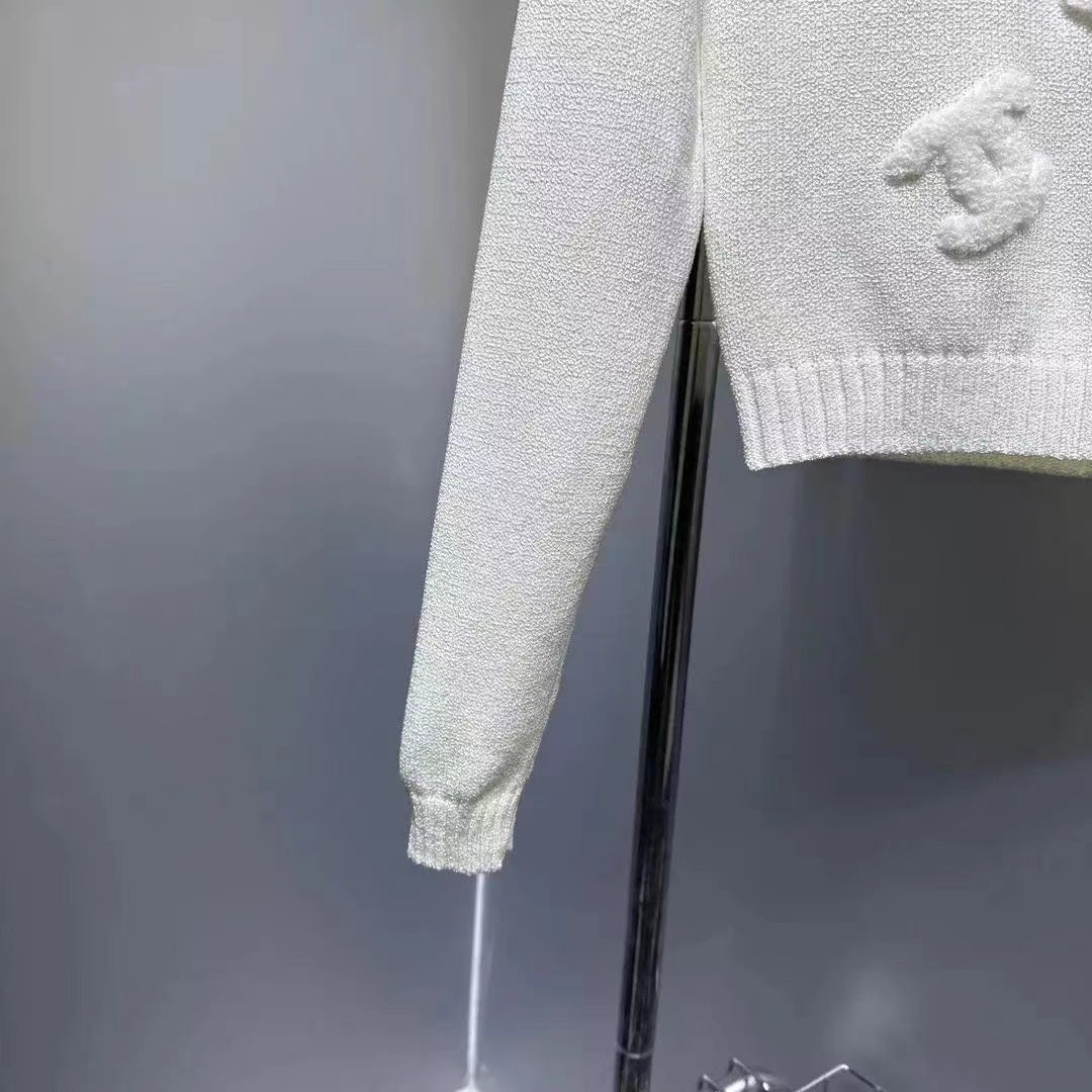 【Tops】2色展開長袖セーター W13330