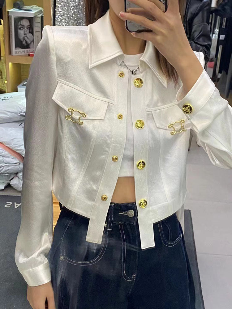 【Tops】高級感シャツ W13451