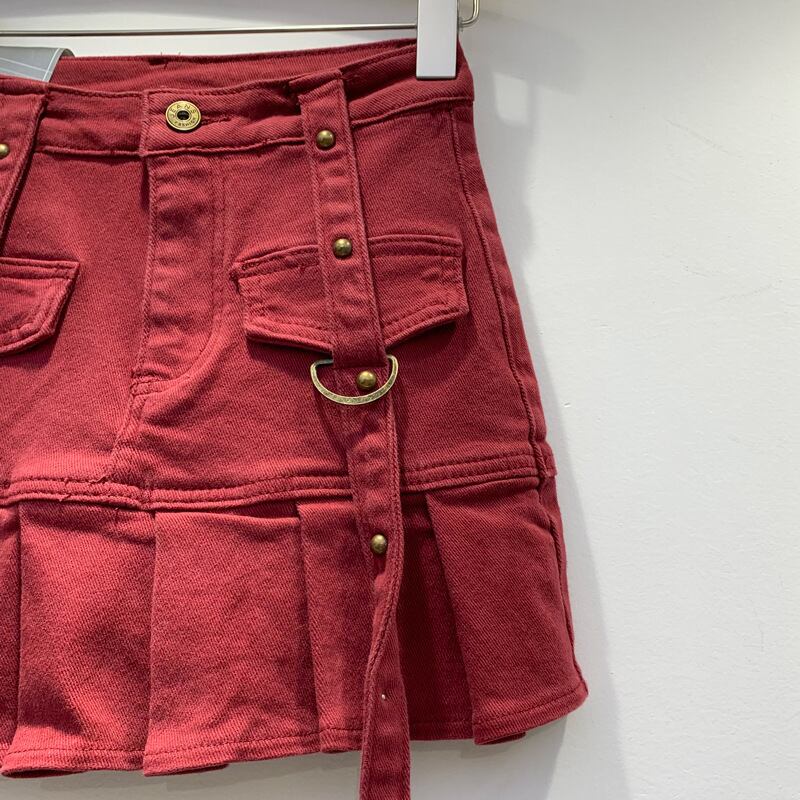 【bottoms】デニムミニスカート M21398