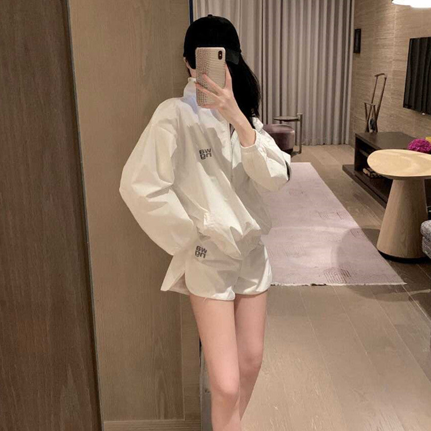 【Set】2点セット UVカットコート + パンツ W12267