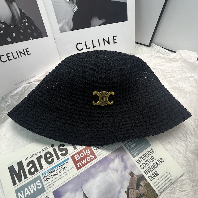 【雑貨】UVカットクロシェハット W11170