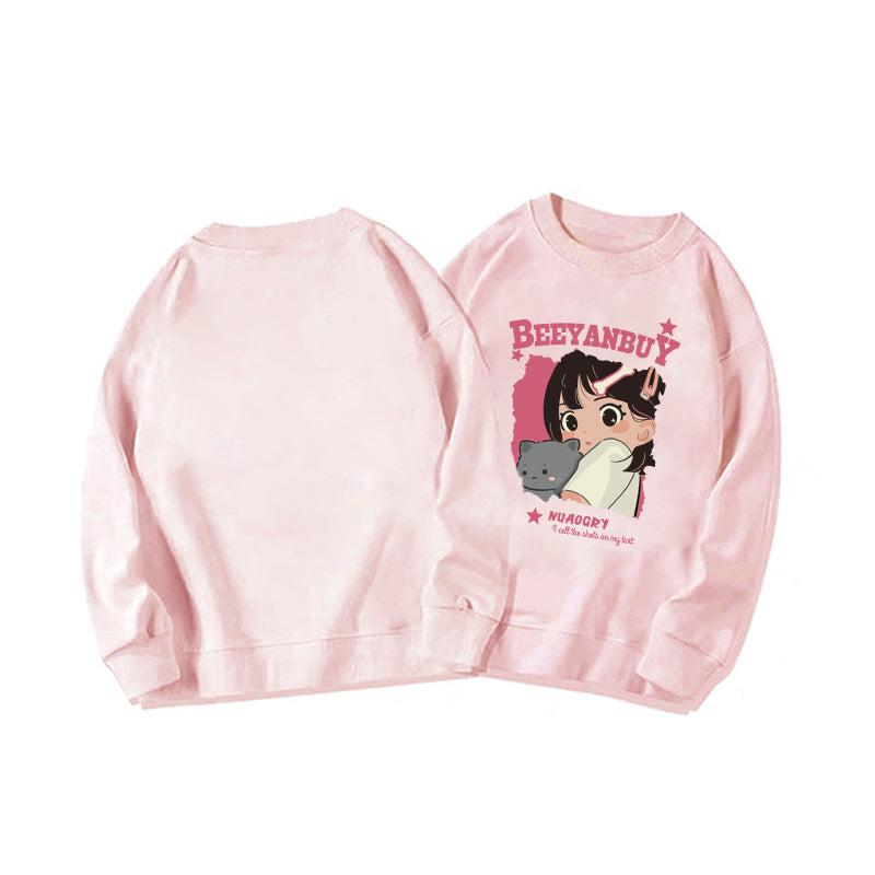 【Tops】可愛いプリントプルオーバー W13990