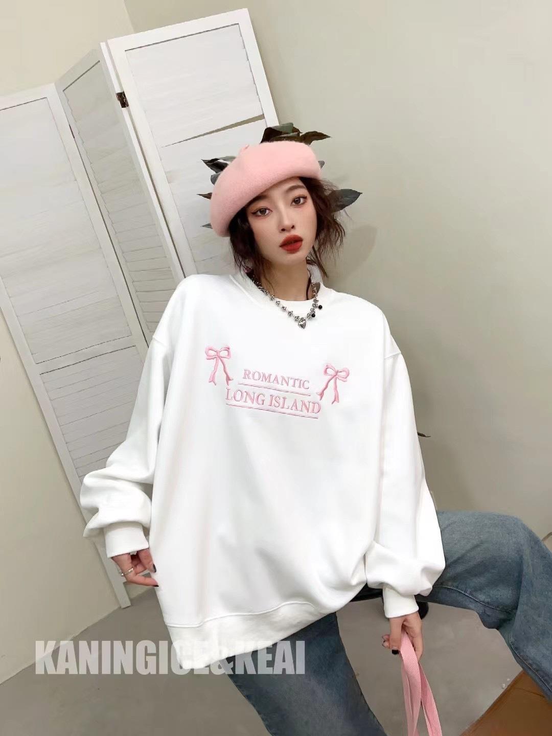 【tops】刺繍スウェット W10534