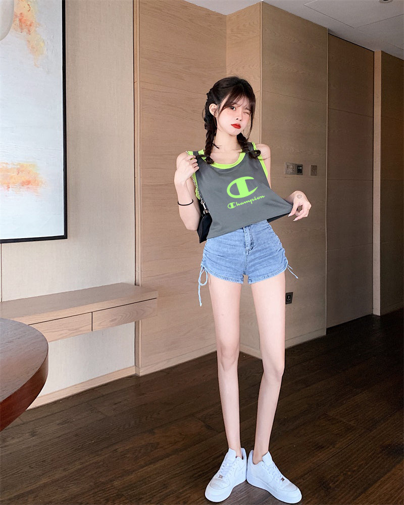 【Tops】ミニタンクトップ W12748