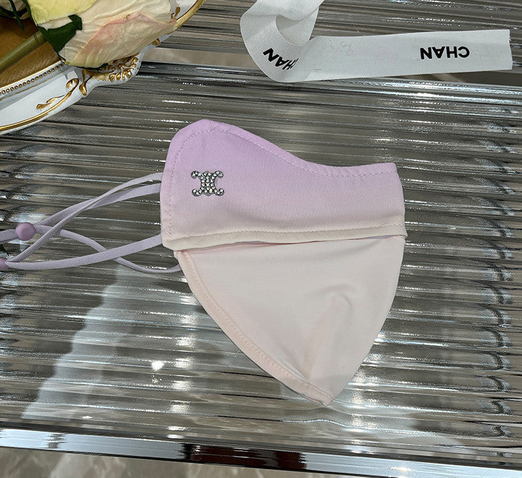 【雑貨】紫外線対策グラデーションマスク W11925