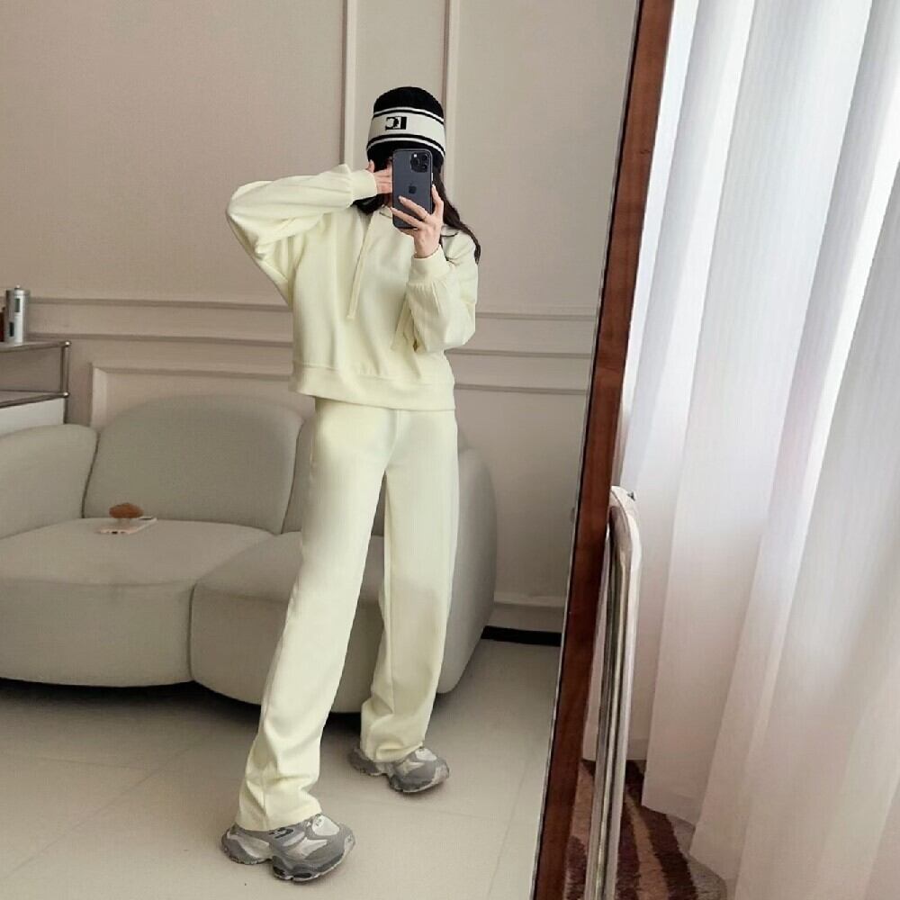 【set】パーカー×カジュアルパンツセット Z6693