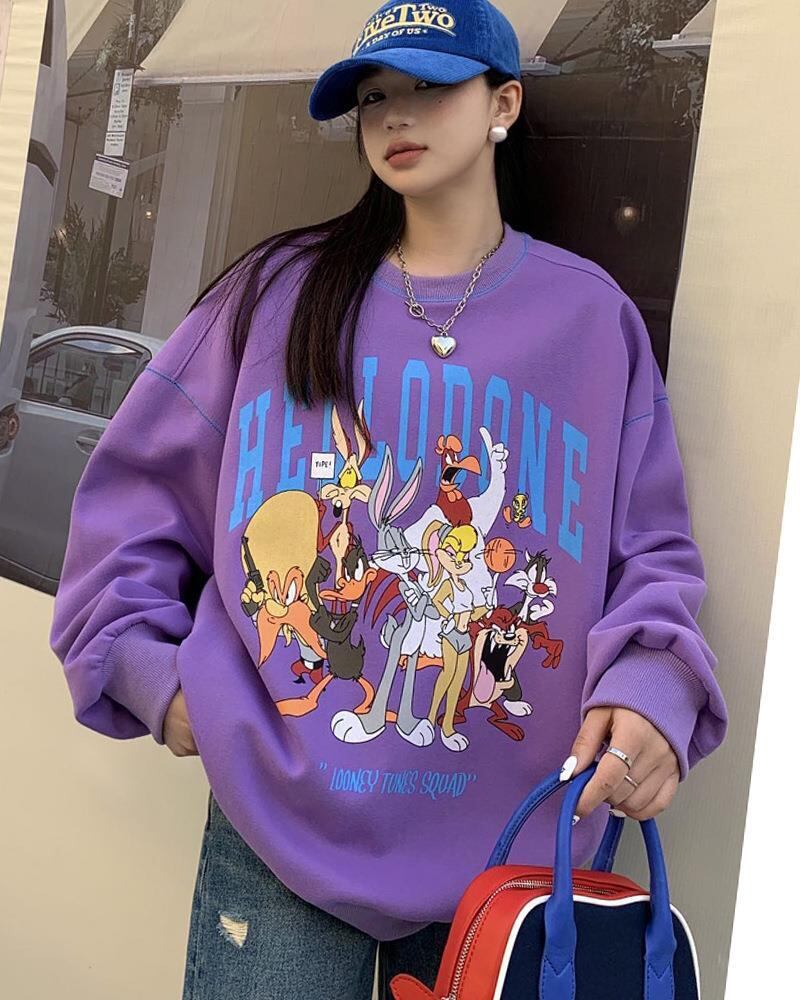 【tops】プリントスウェット W10544