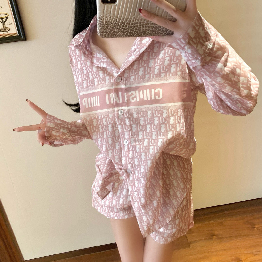 【Set】2点セット シャツ + パンツ W12251