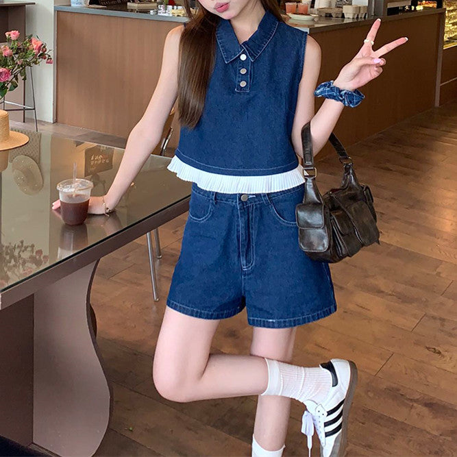 【Set】セットアップ タンクトップ + パンツ W12768