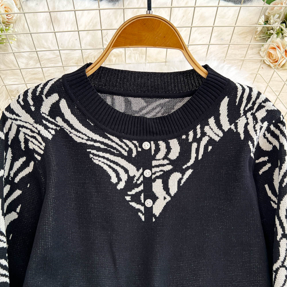 【Set】ニット + パンツ2点セット W14112