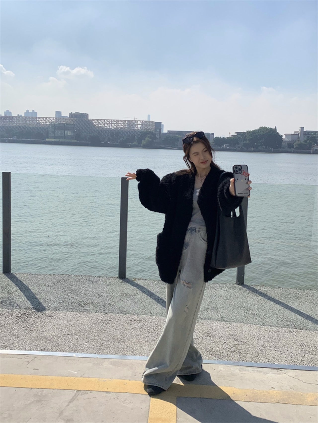 【Outer】ラムズウールコート W14594