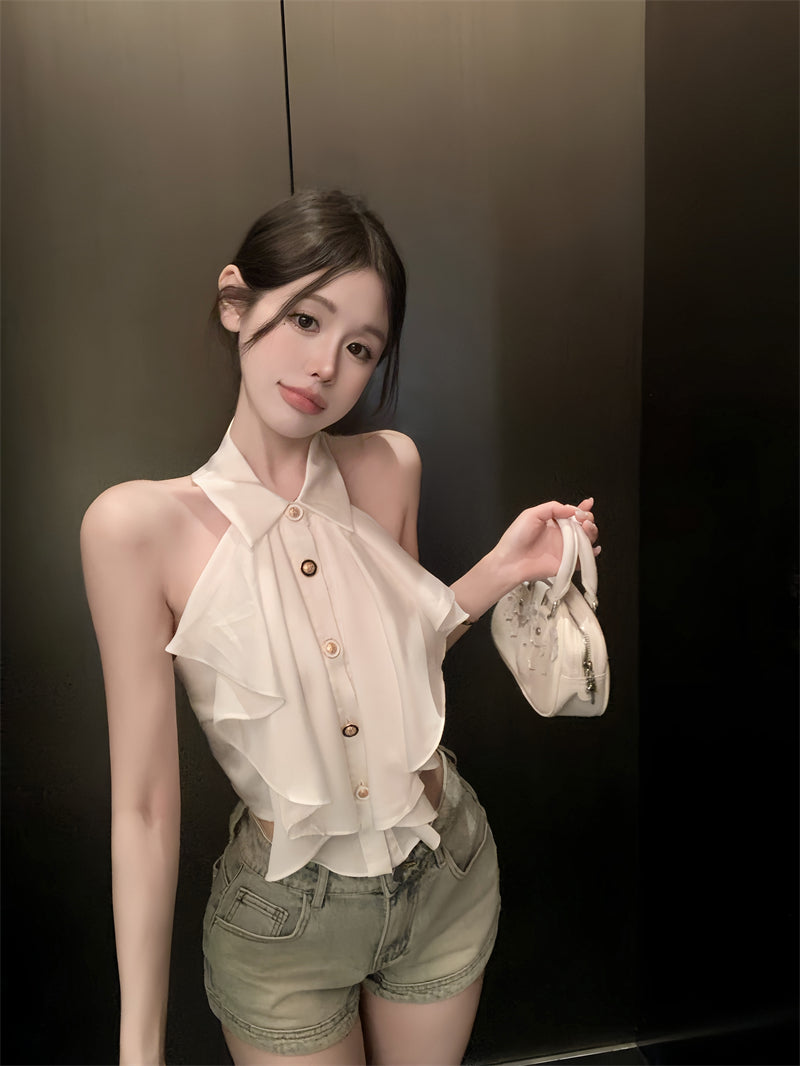 【Tops】シャツタンクトップ W12083