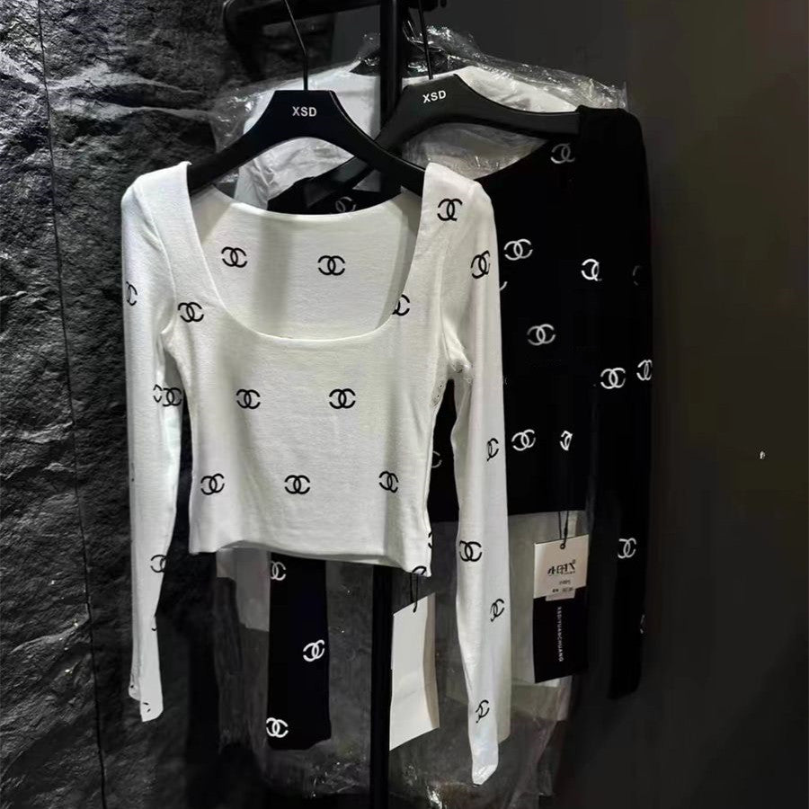 【Tops】2色展開プリントTシャツ W14229