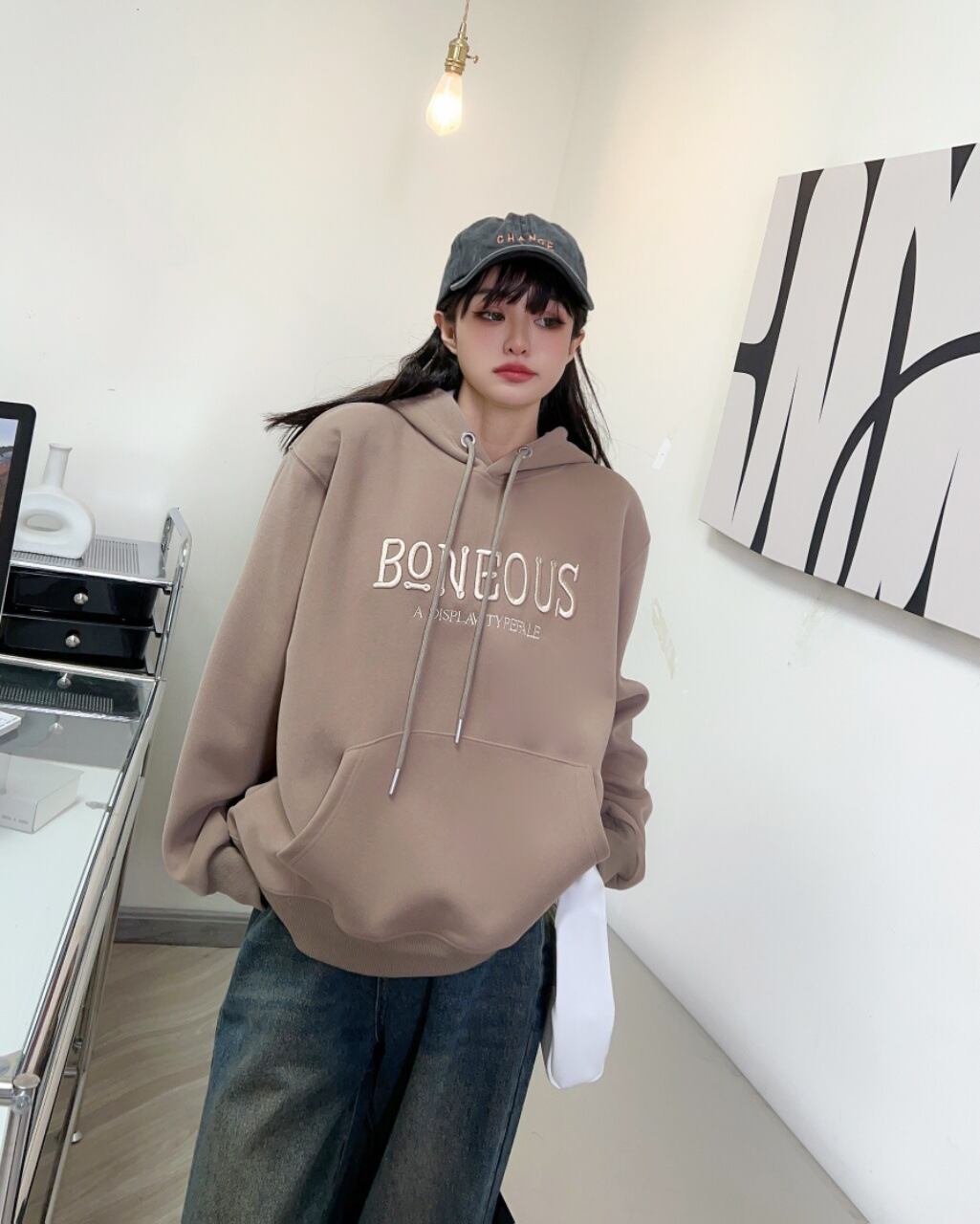 【tops】ロゴフーディー W10529