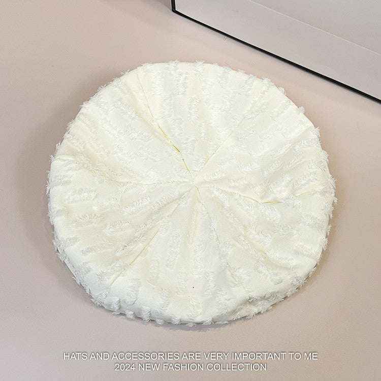 【雑貨】タッセルベレー帽 W12385