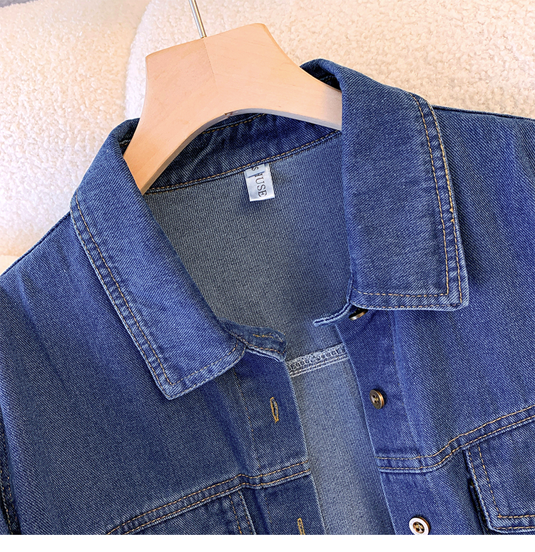 【Tops】シンプルデニムシャツ W14034