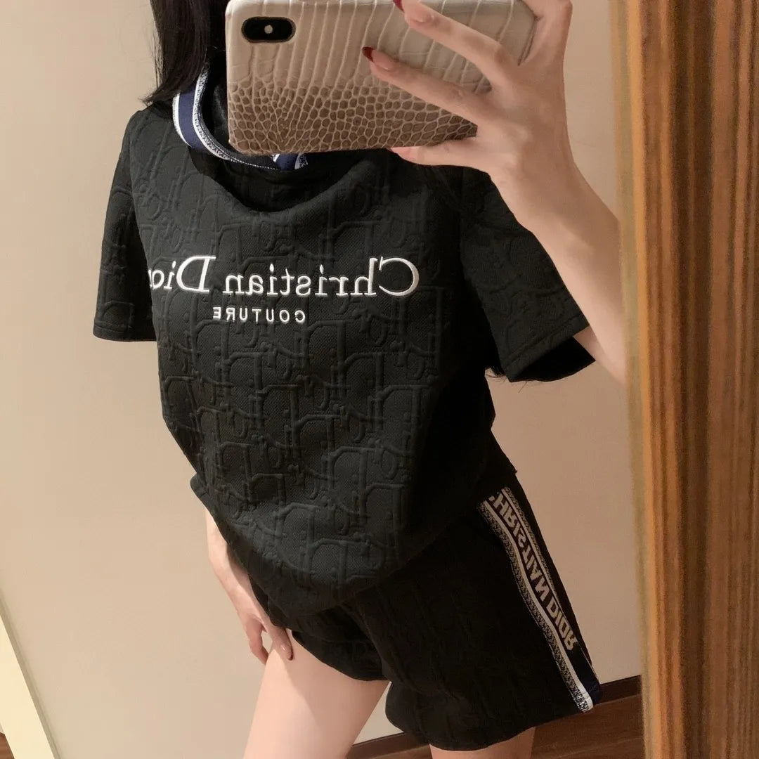 【Set】セットアップ Tシャツ + パンツ    W12242