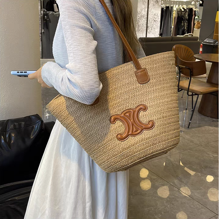 【雑貨】2色展開ハンドバッグ T01507