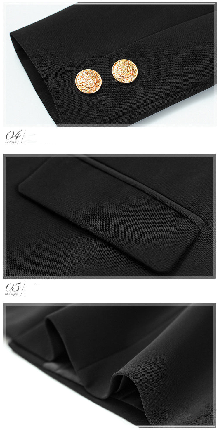 【Outer】半額セール!ブローチ付きジャケット W14408
