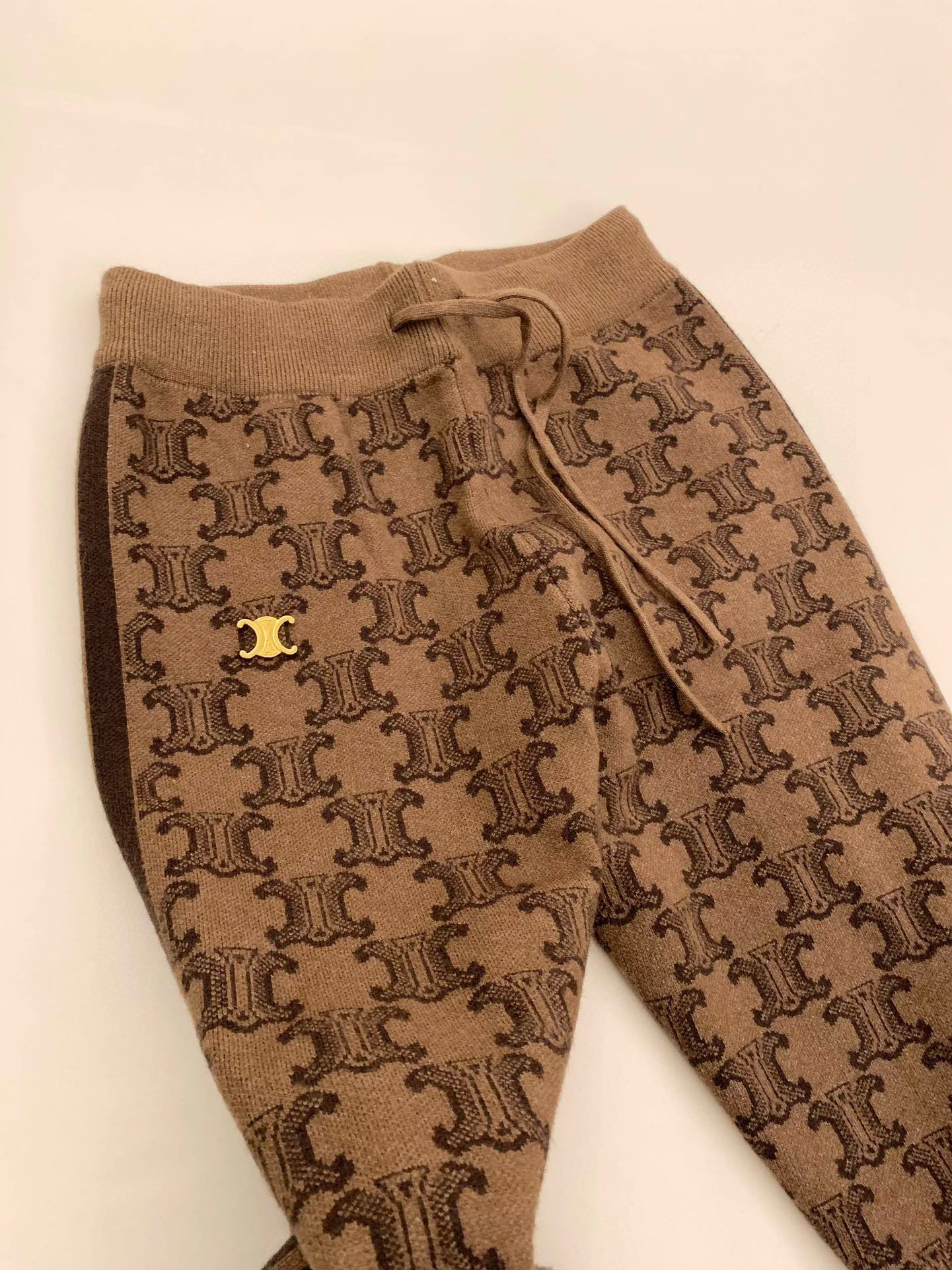 【Bottoms】3色展開ニットガウチョパンツ W13755