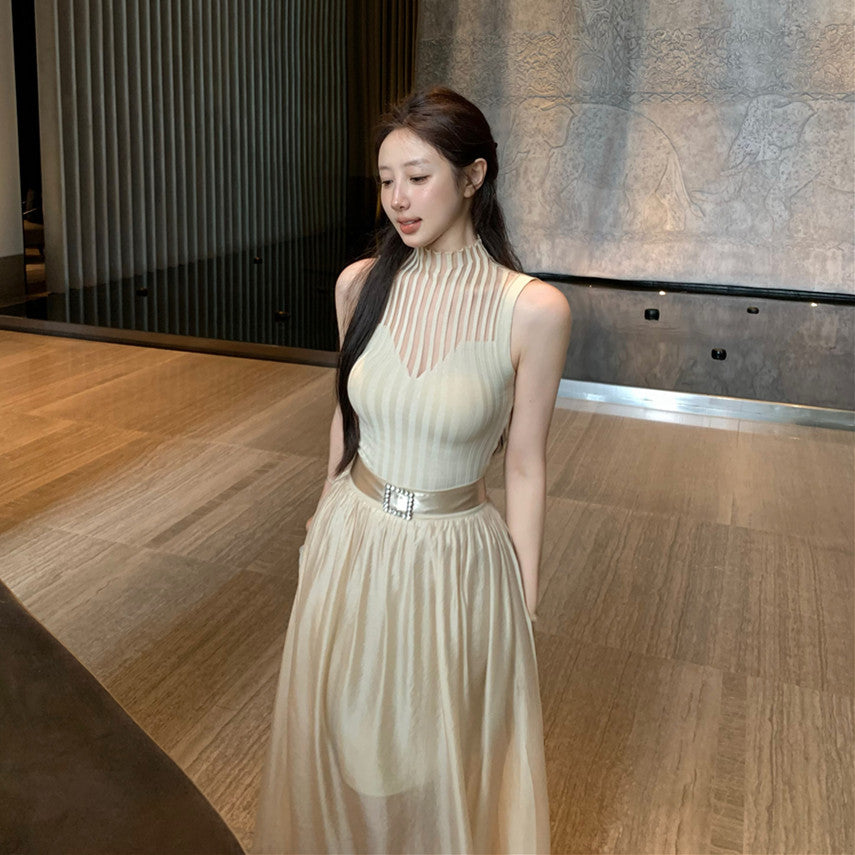 【Set】タンクトップ×スカート2点セット   W13231