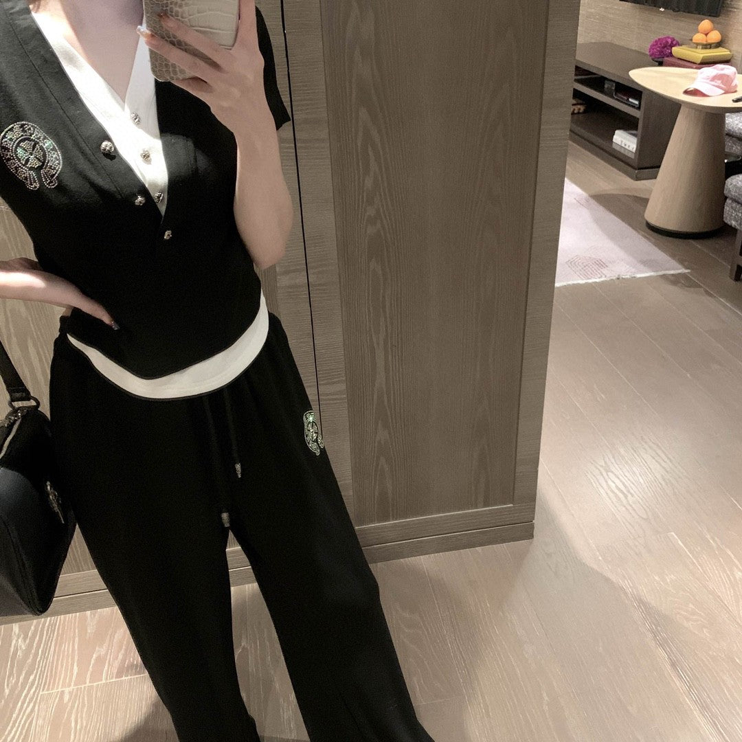 【Set】カジュアルセット Tシャツ + パンツ W12269