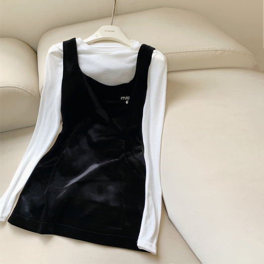 【Set】ニット+ワンピース2点セット  W14736