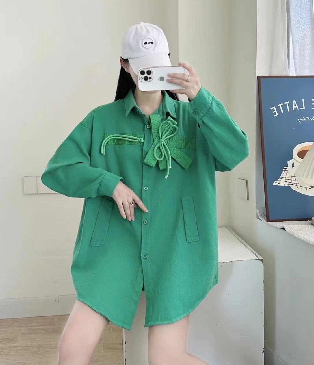 【tops】カートゥーンシャツトップス M21389