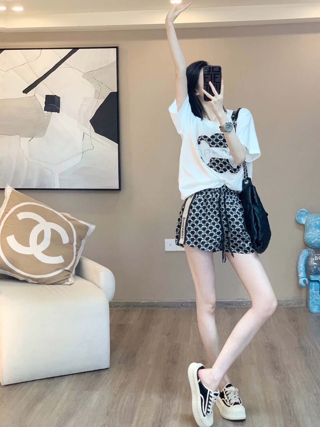 【Set】セットアップ Tシャツ + パンツ    W12460