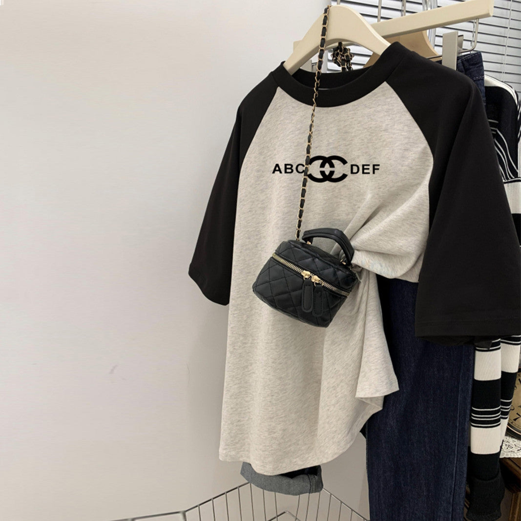 【Tops】ラグランスリーブTシャツ W12667