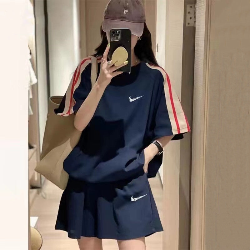 【Set】配色セット タンクトップ+ パンツ W12301