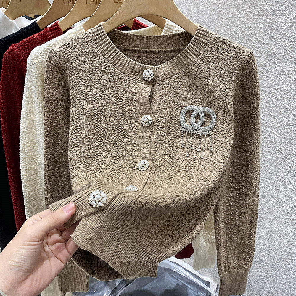 【Outer】ニットカーディガン W13430