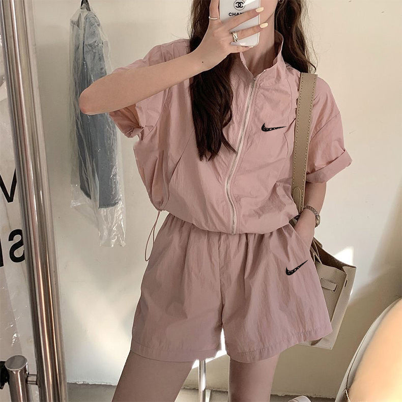 【Set】5色展開カジュアル2点セット W12302