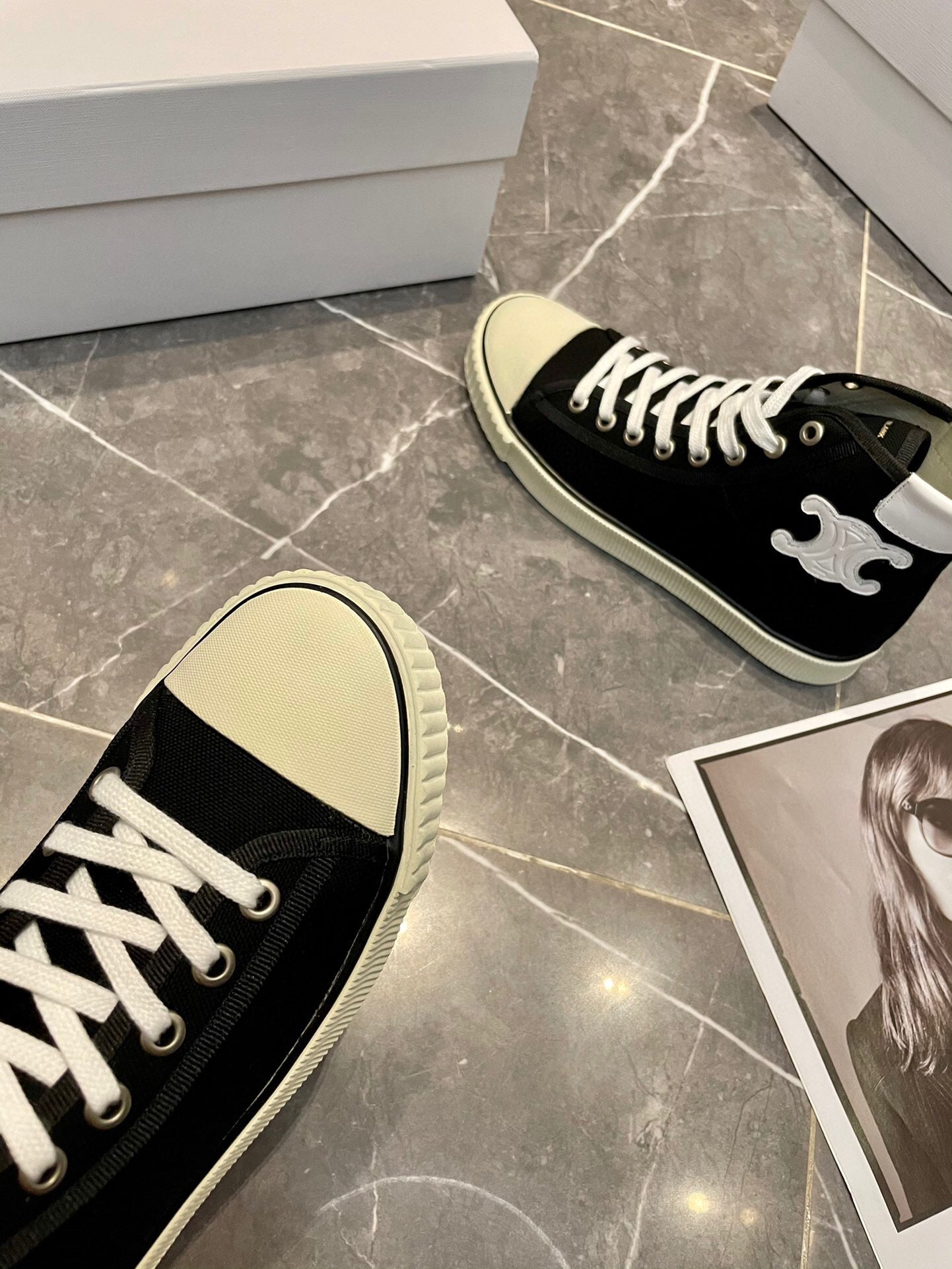 【Shoes】3色展開フラットシューズ W13360