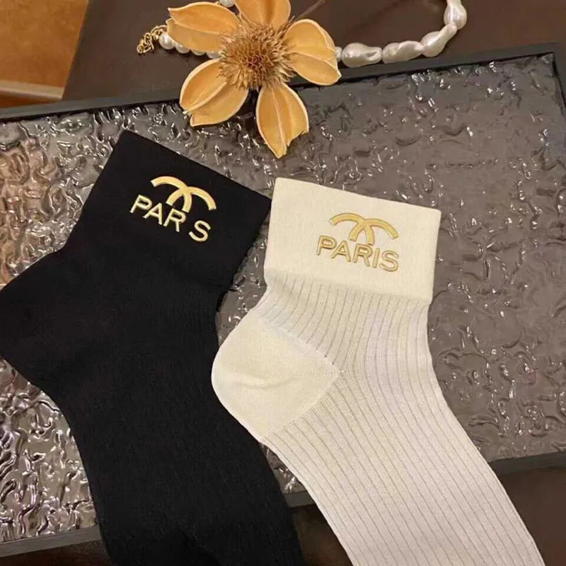 【雑貨】2色展開靴下 W12511