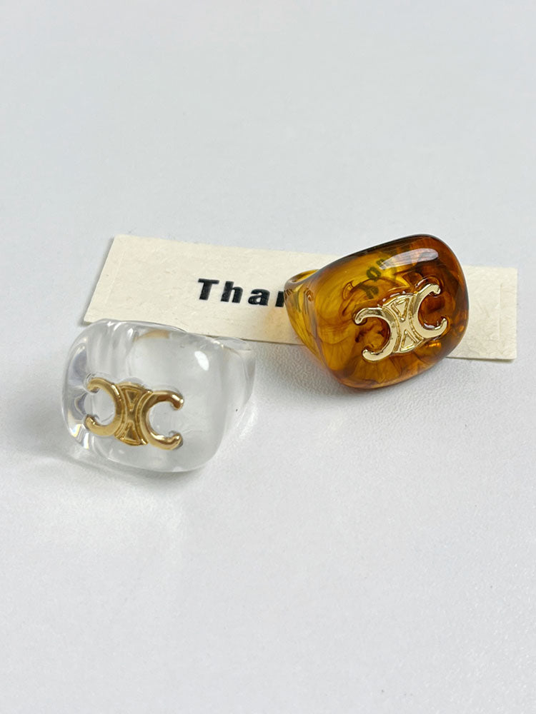 【雑貨】2色展開指輪 W12145