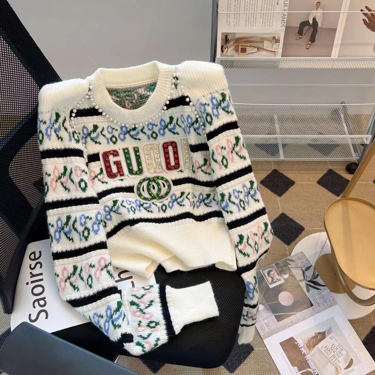 【Tops】ダイヤモンドセーター W13491