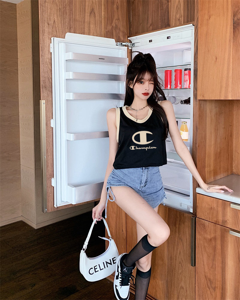 【Tops】ミニタンクトップ W12748