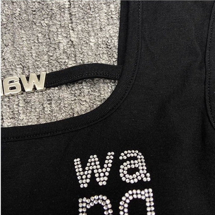 【Tops】back透かし彫りTシャツ W12483