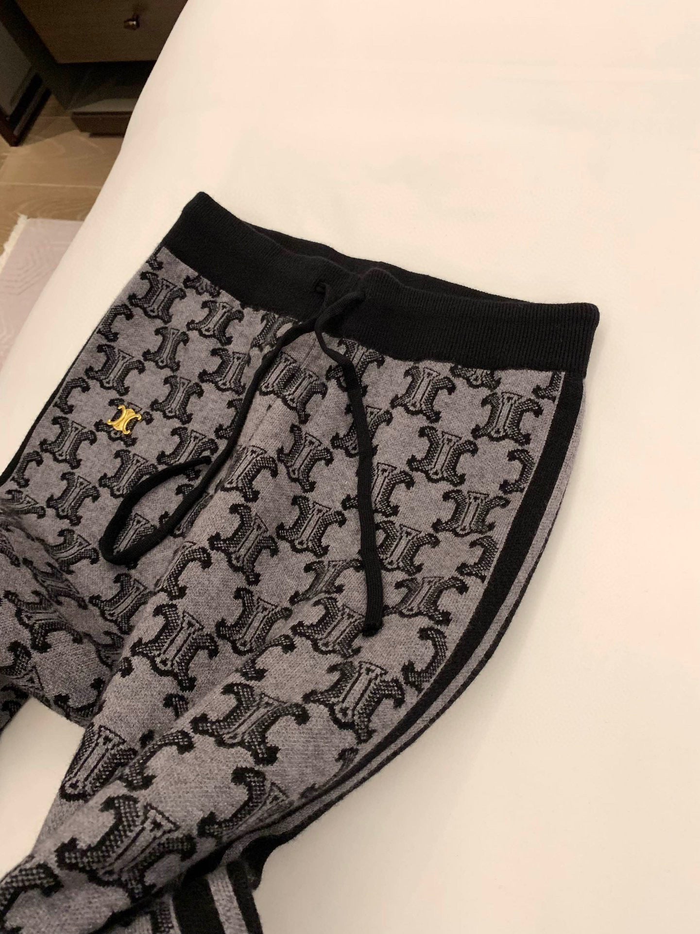 【Bottoms】3色展開ニットガウチョパンツ W13755