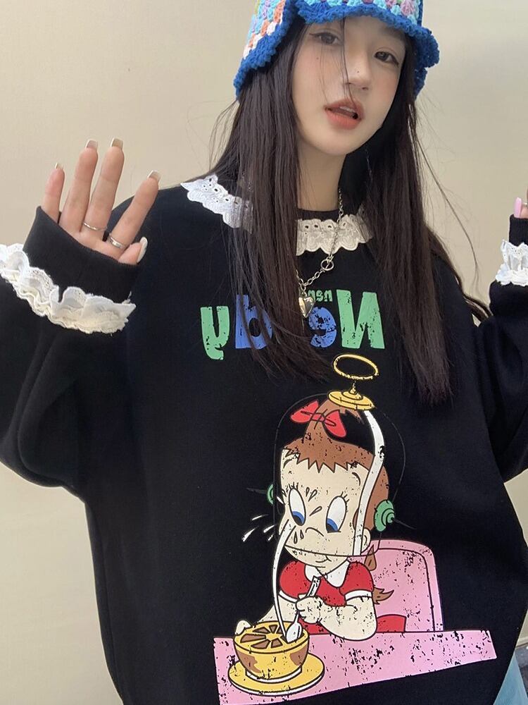 【tops】プリントスウェットG19810