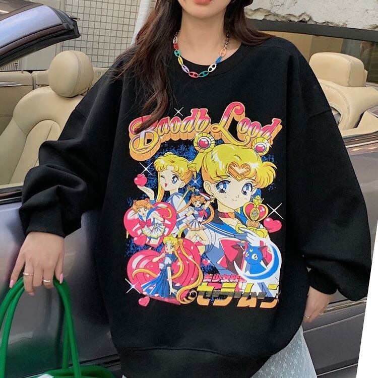 【tops】プリントプルオーバー T0107