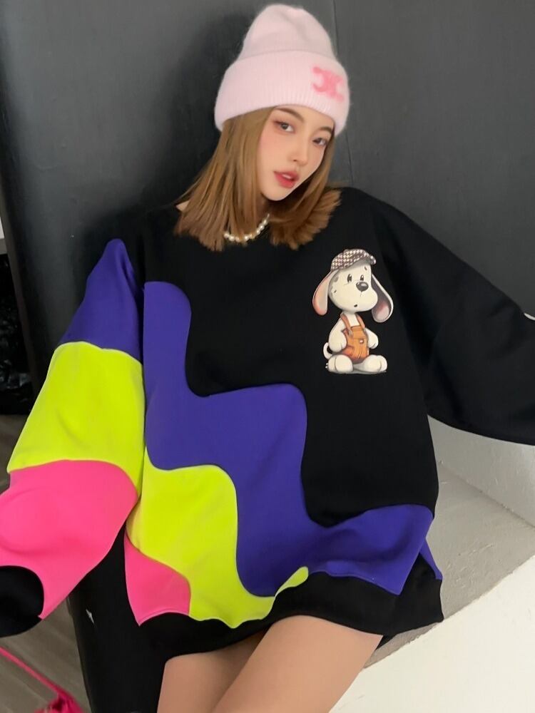【tops】プリントスウェット T0153