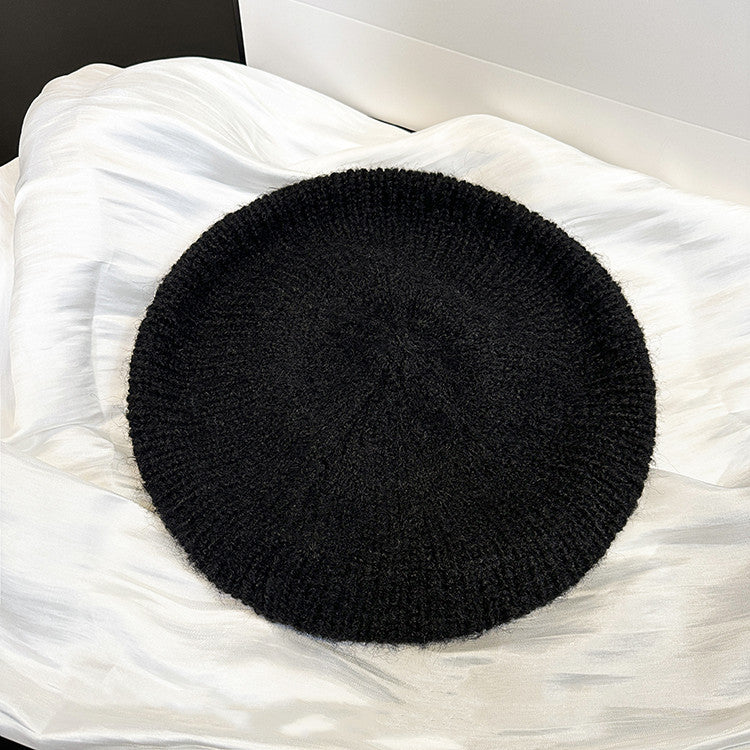 【雑貨】3色展開ニットベレー帽 W14031