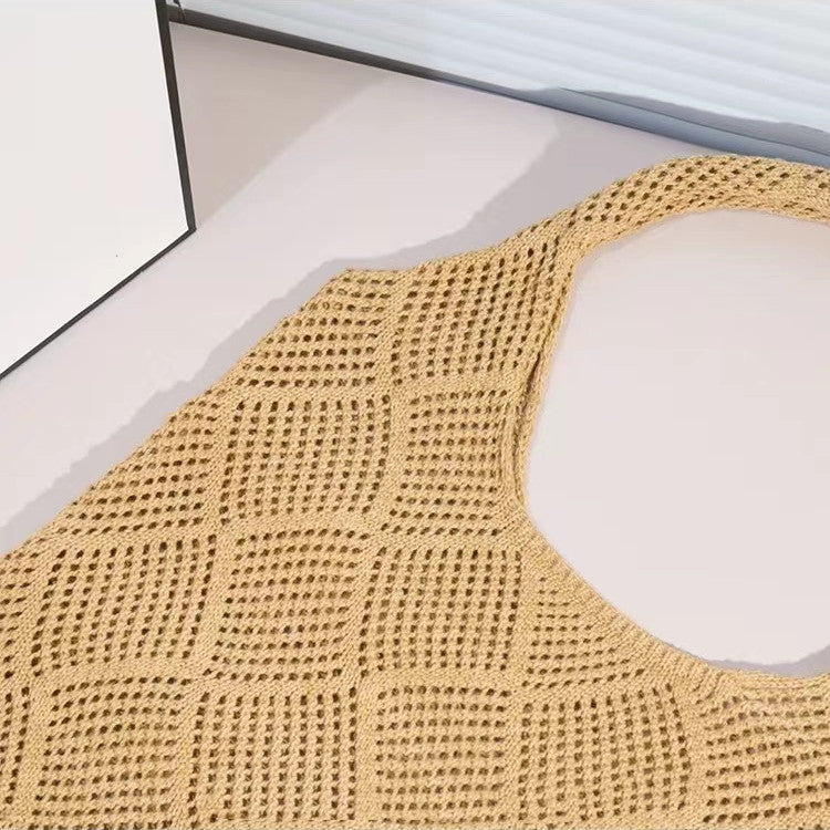 【雑貨】カジュアルカゴバッグ W12226